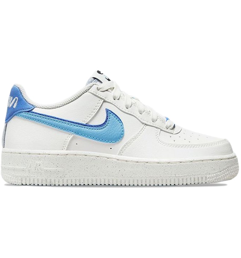 Nike Air Force Low 82 Double Swoosh Weiß Mittel Blau (GS