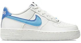 Nike Air Force 1 Low 82 Double Swoosh White Medium Blue (GS)