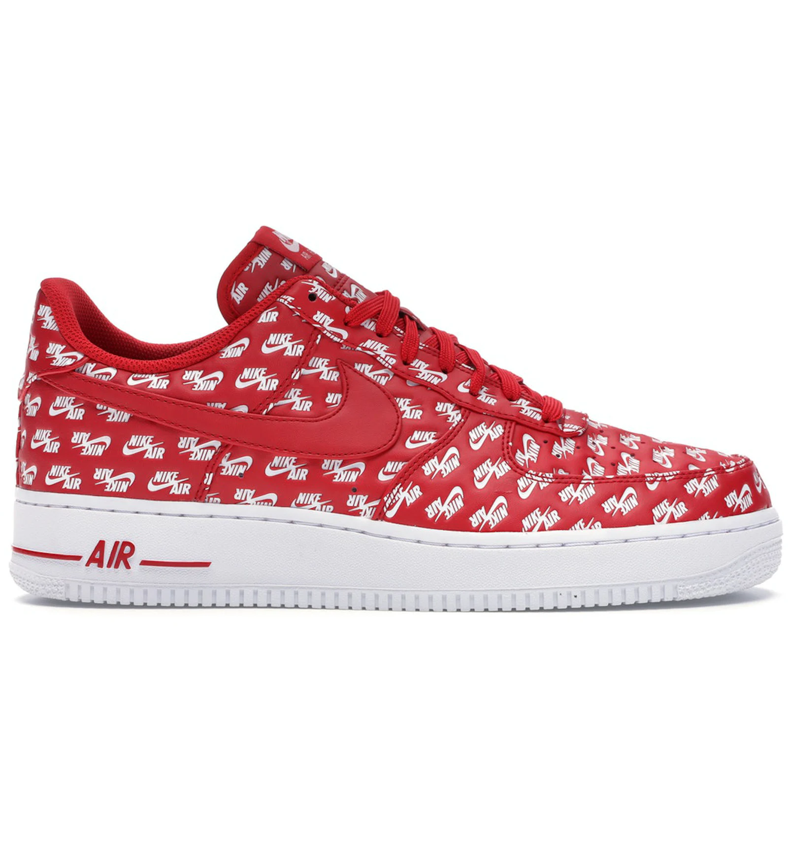 Air force 1 low overbranding white red blue best sale