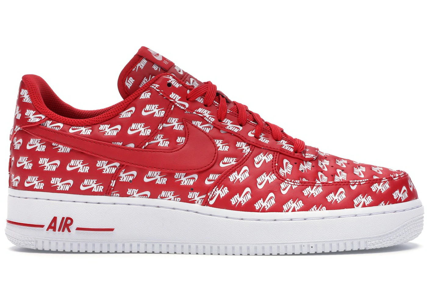 Air force 1 low all over logo hotsell