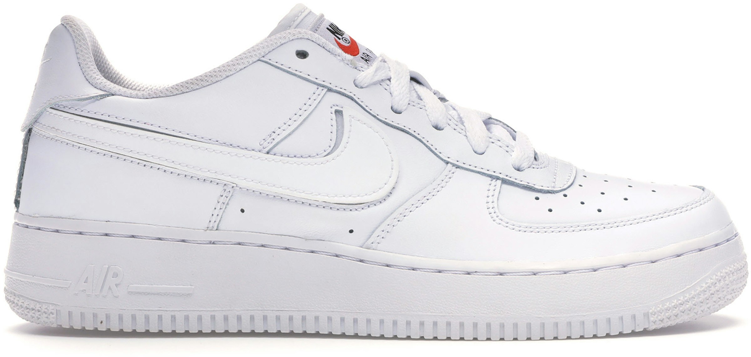 Empleado desierto Caballo Nike Air Force 1 Low Swoosh Pack All-Star White (2018) (GS) Kids' -  AQ9942-100 - US