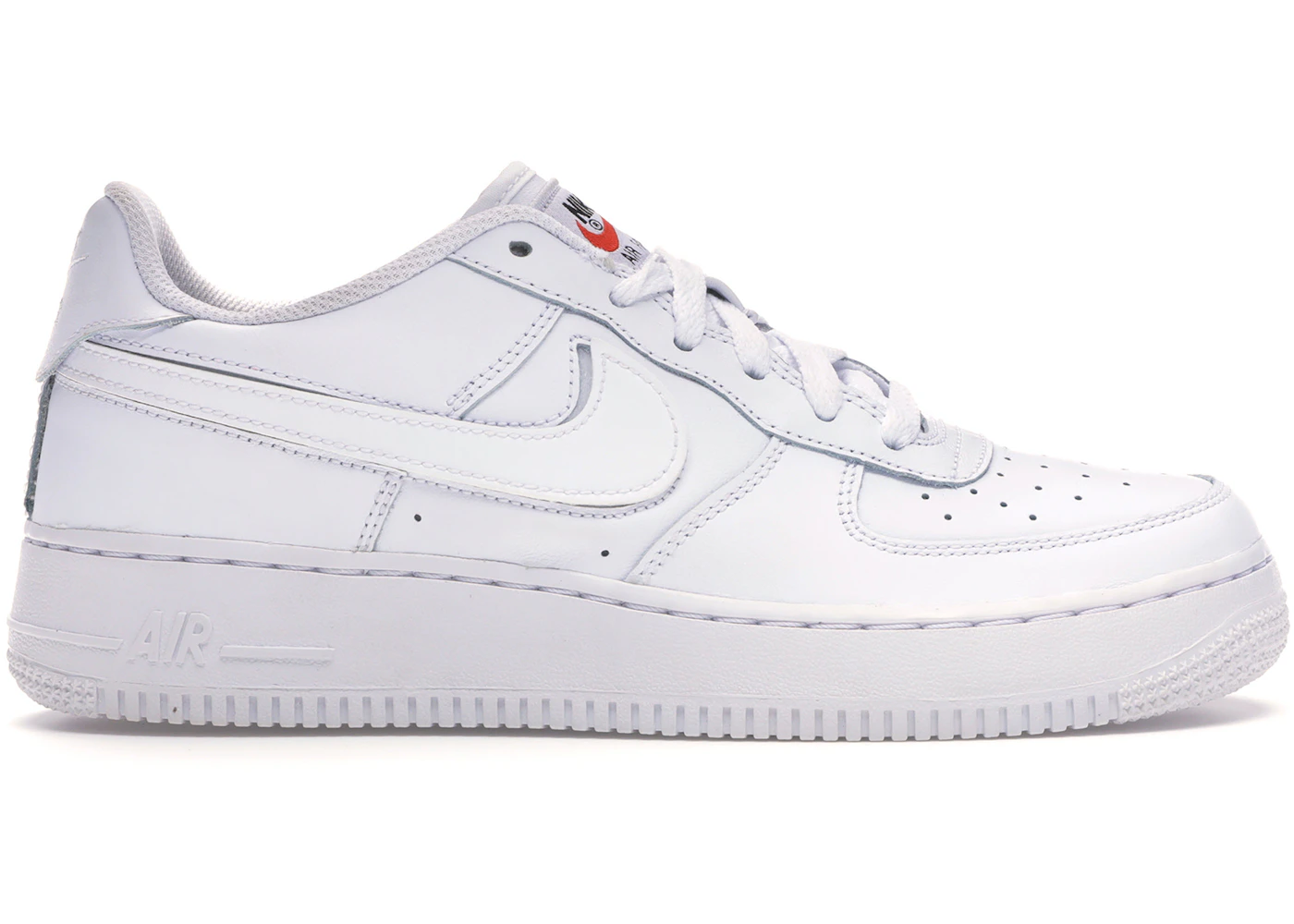 Nike Air Force 1 Low Swoosh Pack All-Star White (2018) (GS) - AQ9942-100 - US