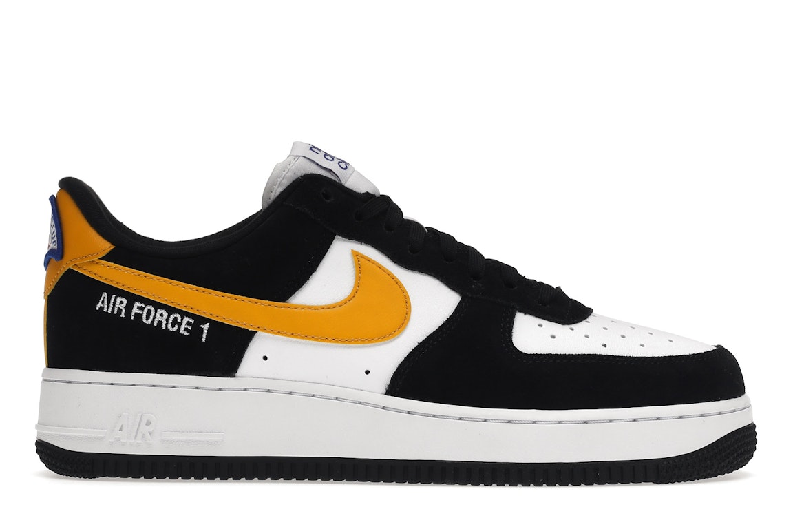 Pre-owned Nike Air Force 1 Low '07 Lv8 Athletic Club Black University Gold In Black/white-university Gold