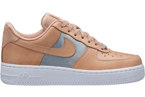 Nike Air Force 1 Low Bio Beige Metallic Silber Damen AH6827 200 DE