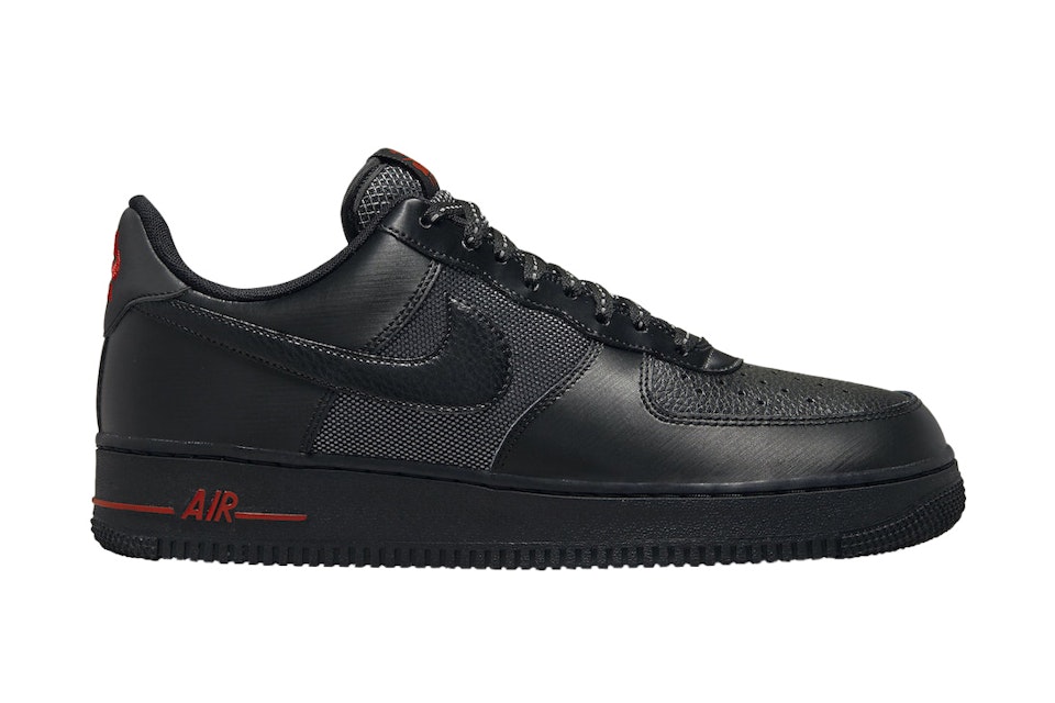 All black air force 1 with red tag Clearance