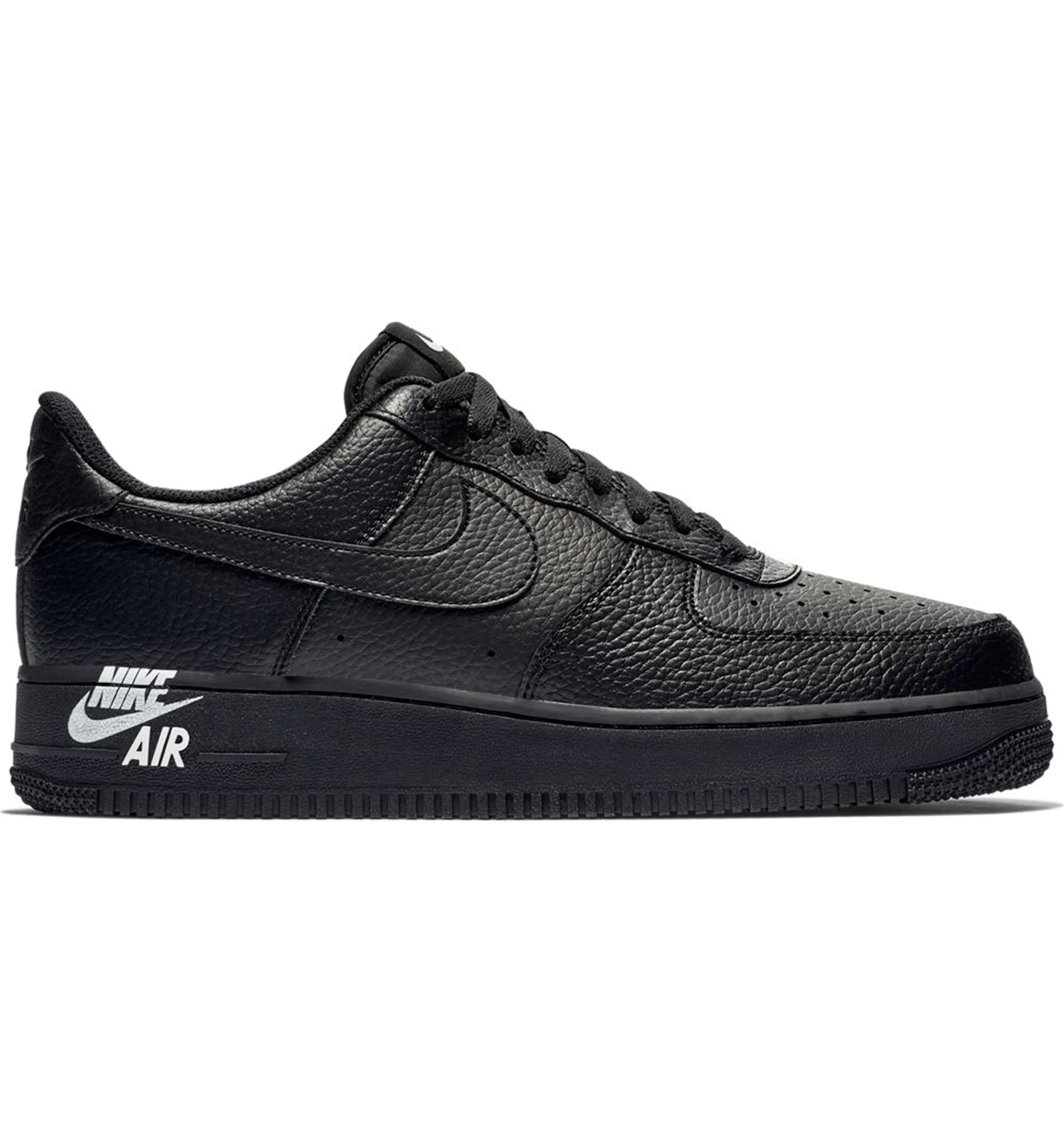 Nike air force 1 half black half sales white