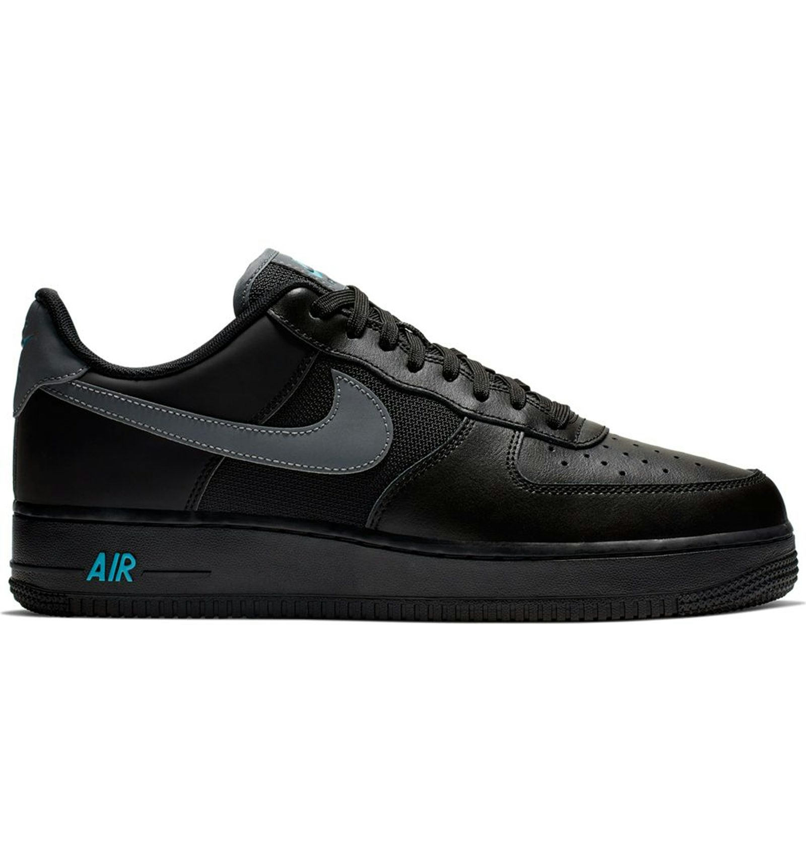 Nike air force 1 low black and blue Clearance