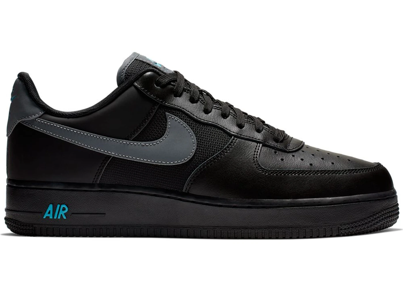 Nike air force 1 low black blue shop