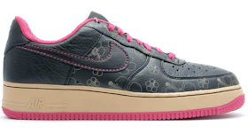 Nike Air Force 1 Low Black Floral Pink