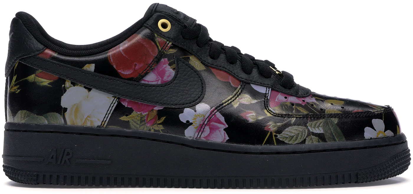 Air Force 1 Low Black Floral (Women's) - AO1017-002 - US