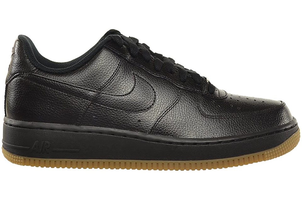 Air force 2025 black gum sole
