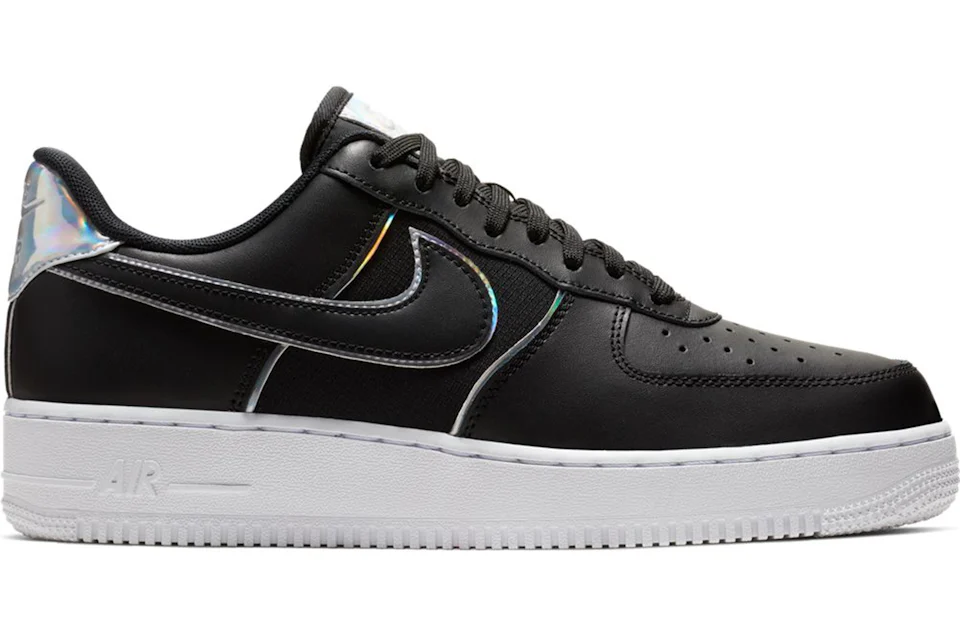 Nike Air Force 1 Low Black Iridescent Outline