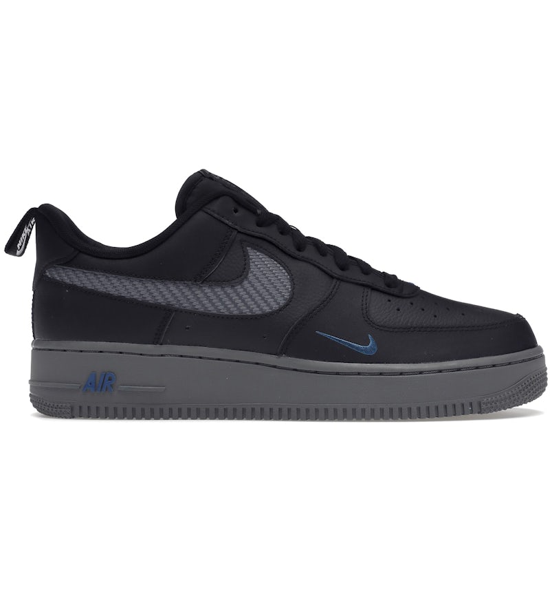 Nike Air Force Low Black Royal Carbon Fiber Men's DR0155-002 US