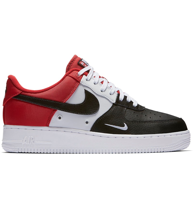 Nike Air Force 1 Puntera negra baja Mini Swoosh Hombre 823511 603 MX