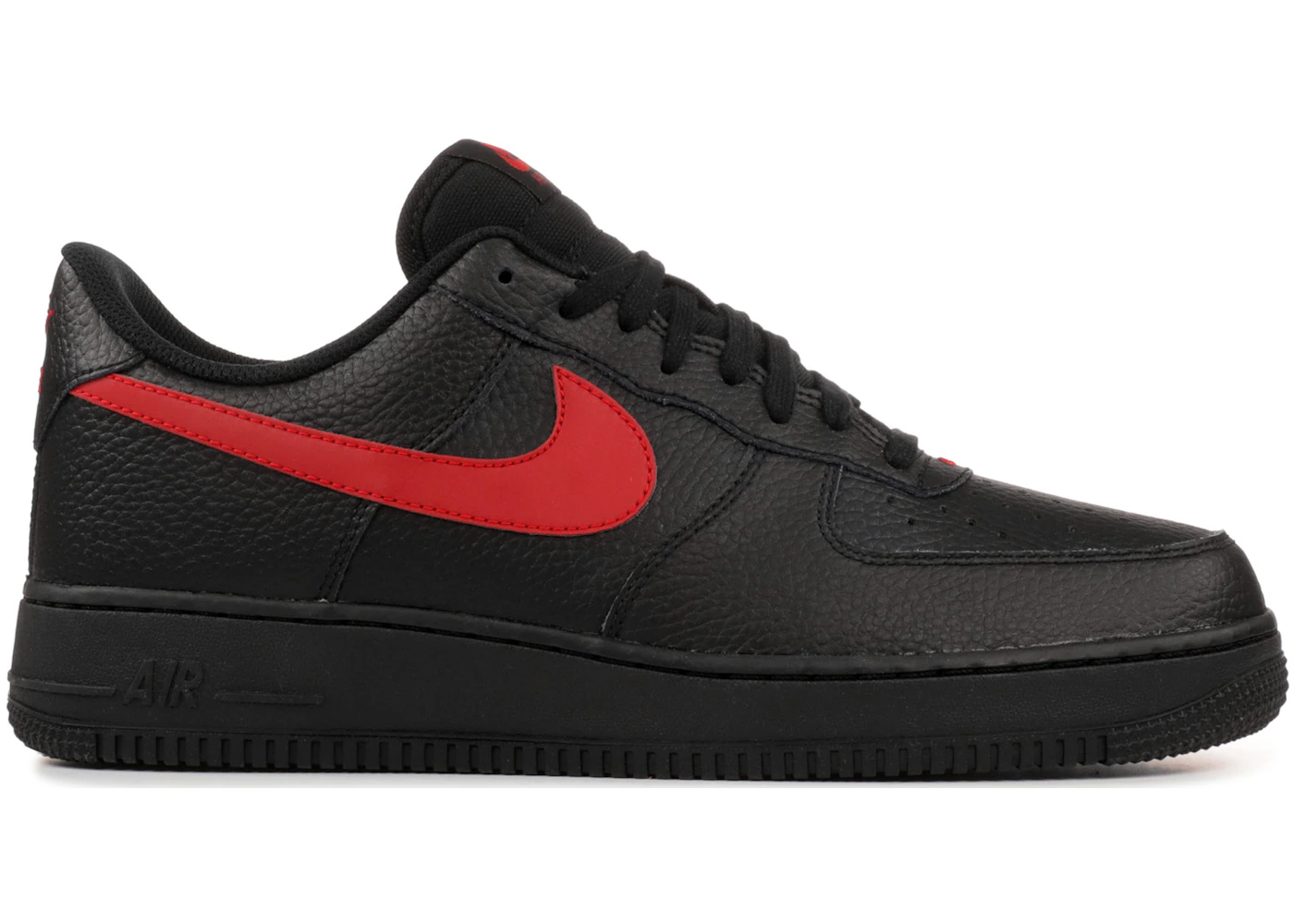 Air force 1 top red and black