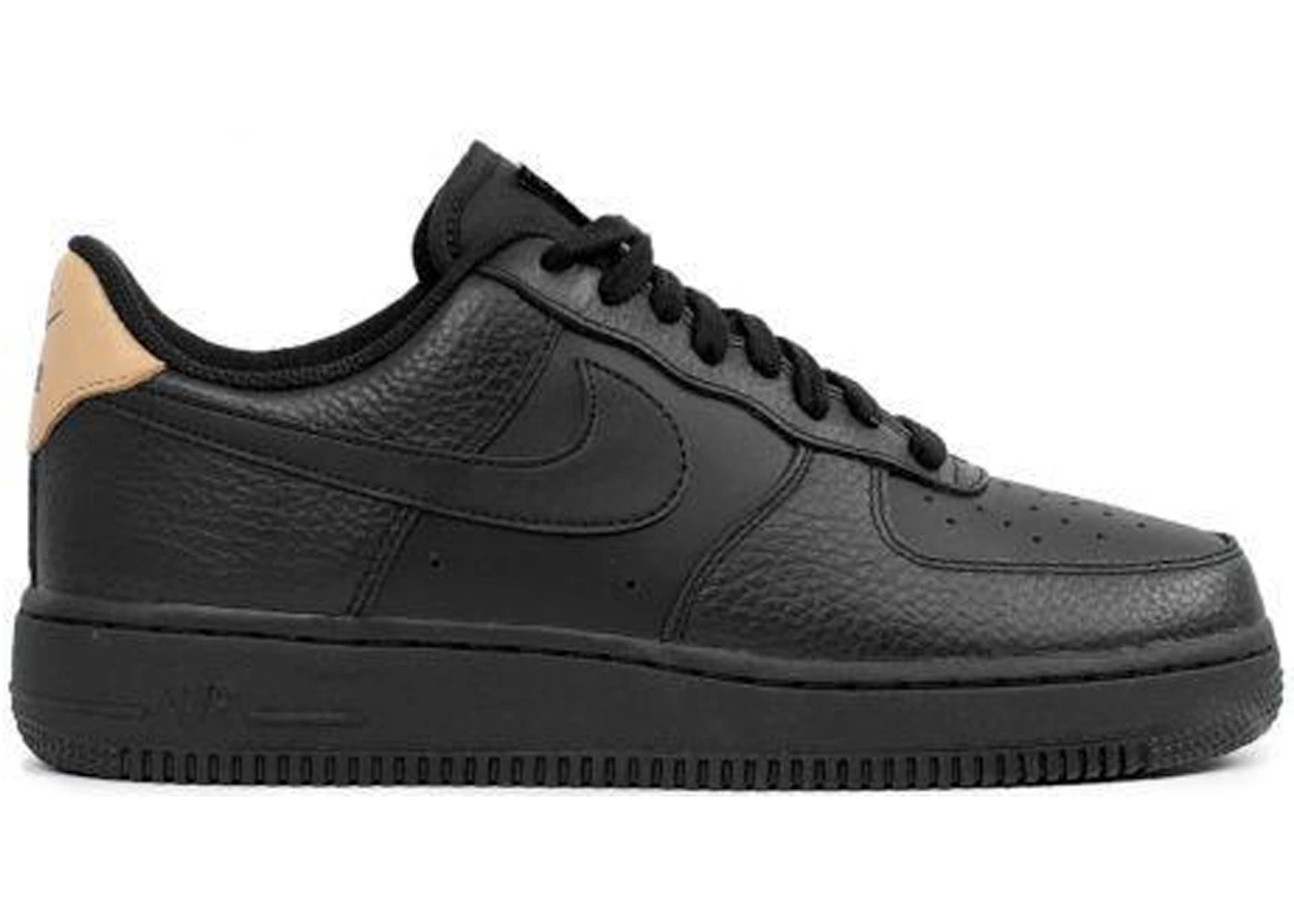 Nike Air Force 1 Low Black Vachetta Tan Men's - 718152-016 - US