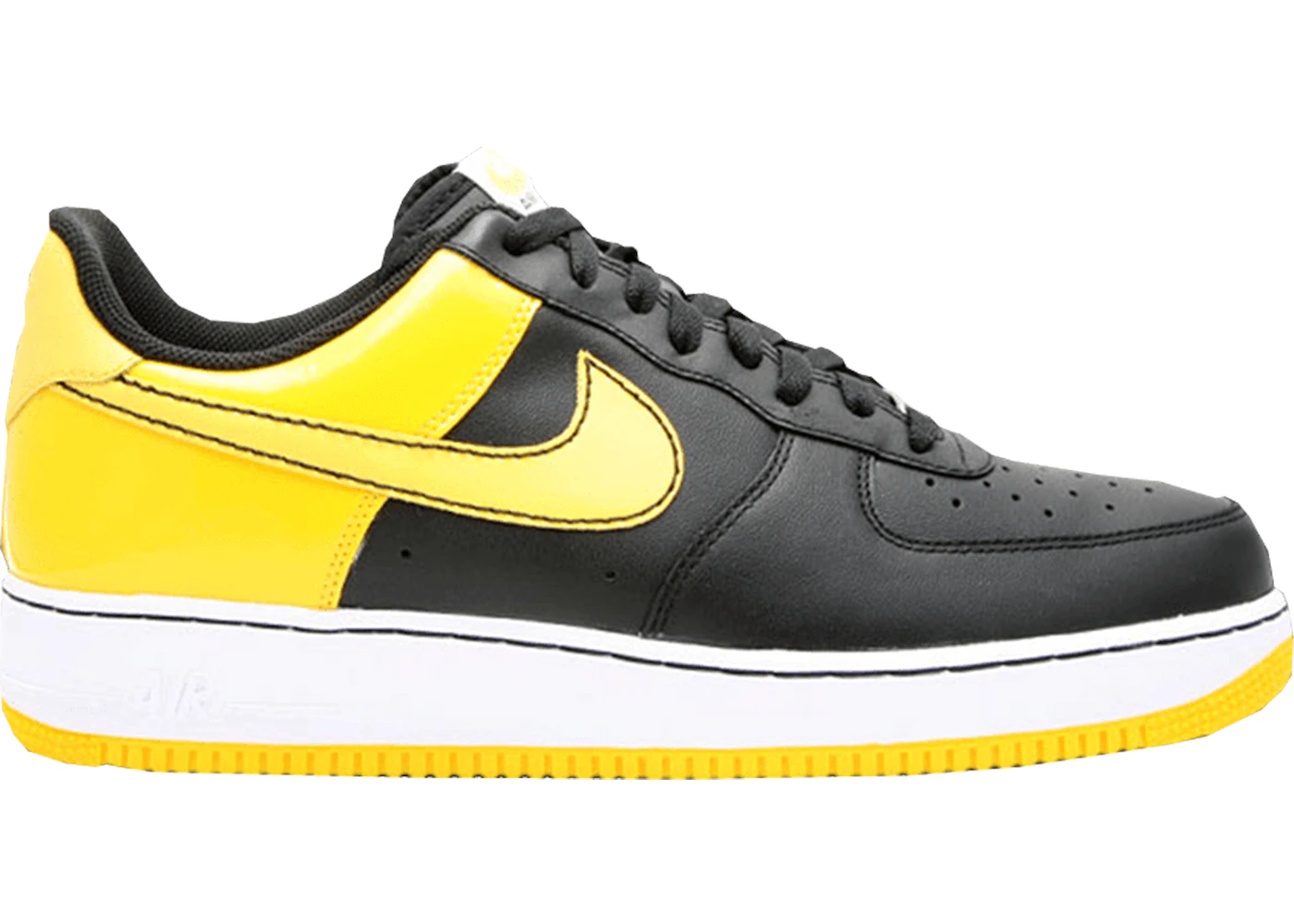 Black and online yellow af1 low