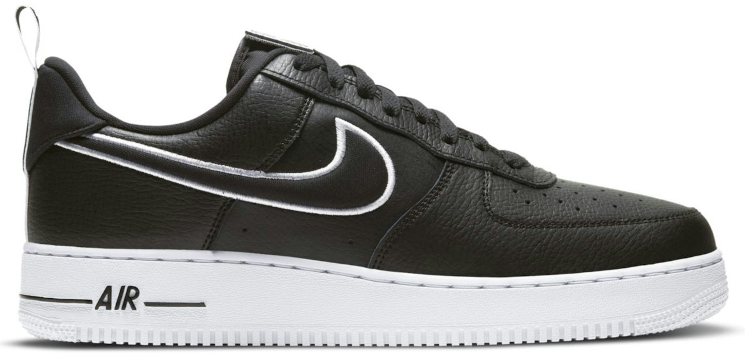 Nike Air Force 1 Low Black White Contrast Men's DH2472-001 -