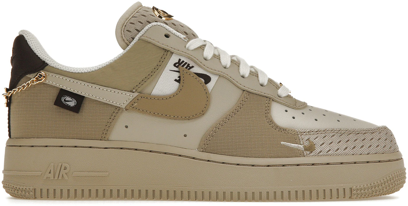 (Size 7) Ready to ship! Bling Nike Air Force 1 Sage Low -  Outer 2 Logos / 5 / Black