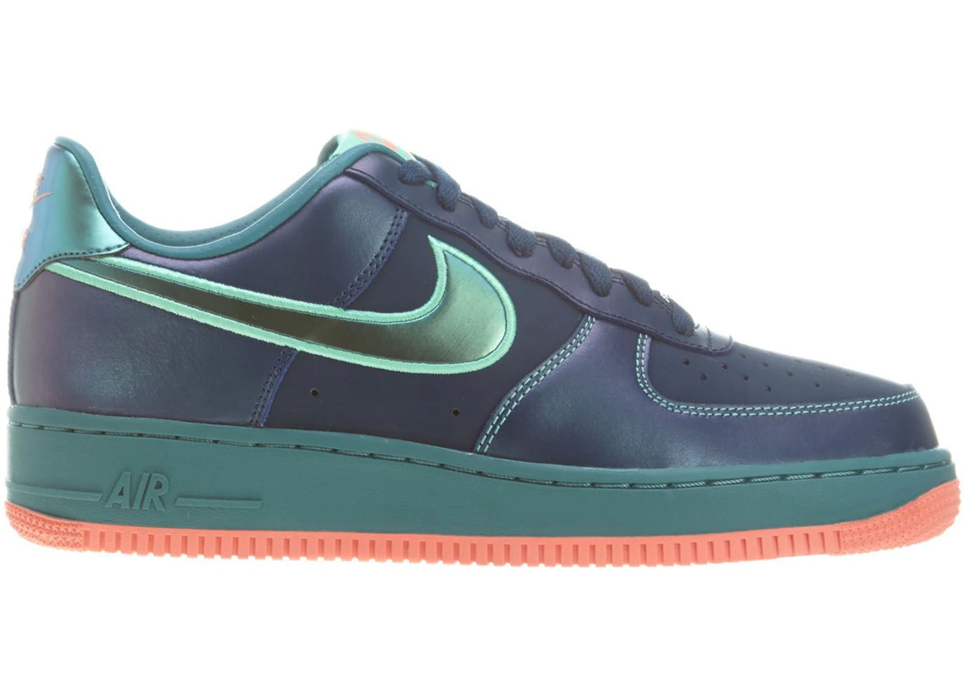 Nike Air Force 1 Low Brave Blue Mineral Teal 488298 420 Nike Air Force 1 Low Brave Blue Mineral Teal 488298 420