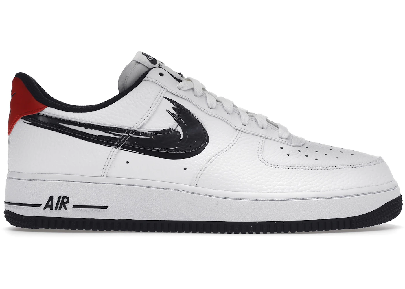 Nike air force 1 low brushstroke black Clearance