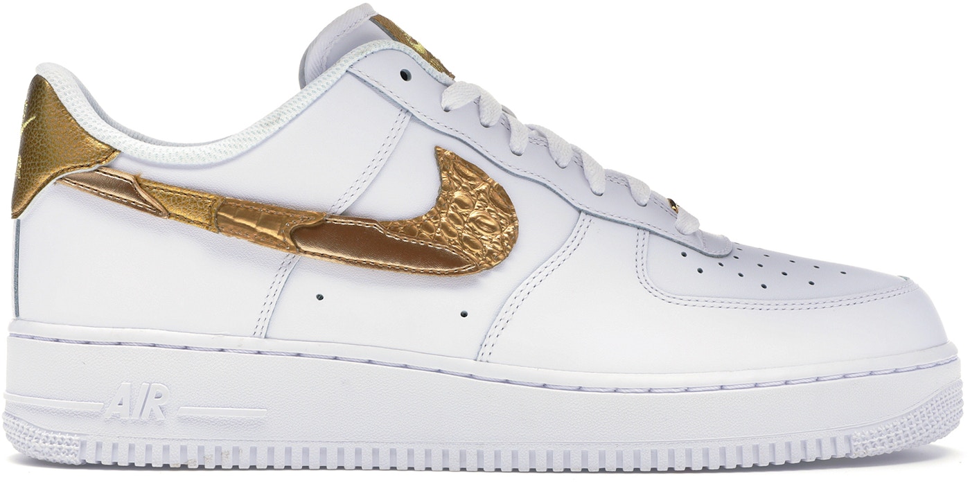Nike Air Force 1 Low Cr7 Golden Patchwork Aq0666 100