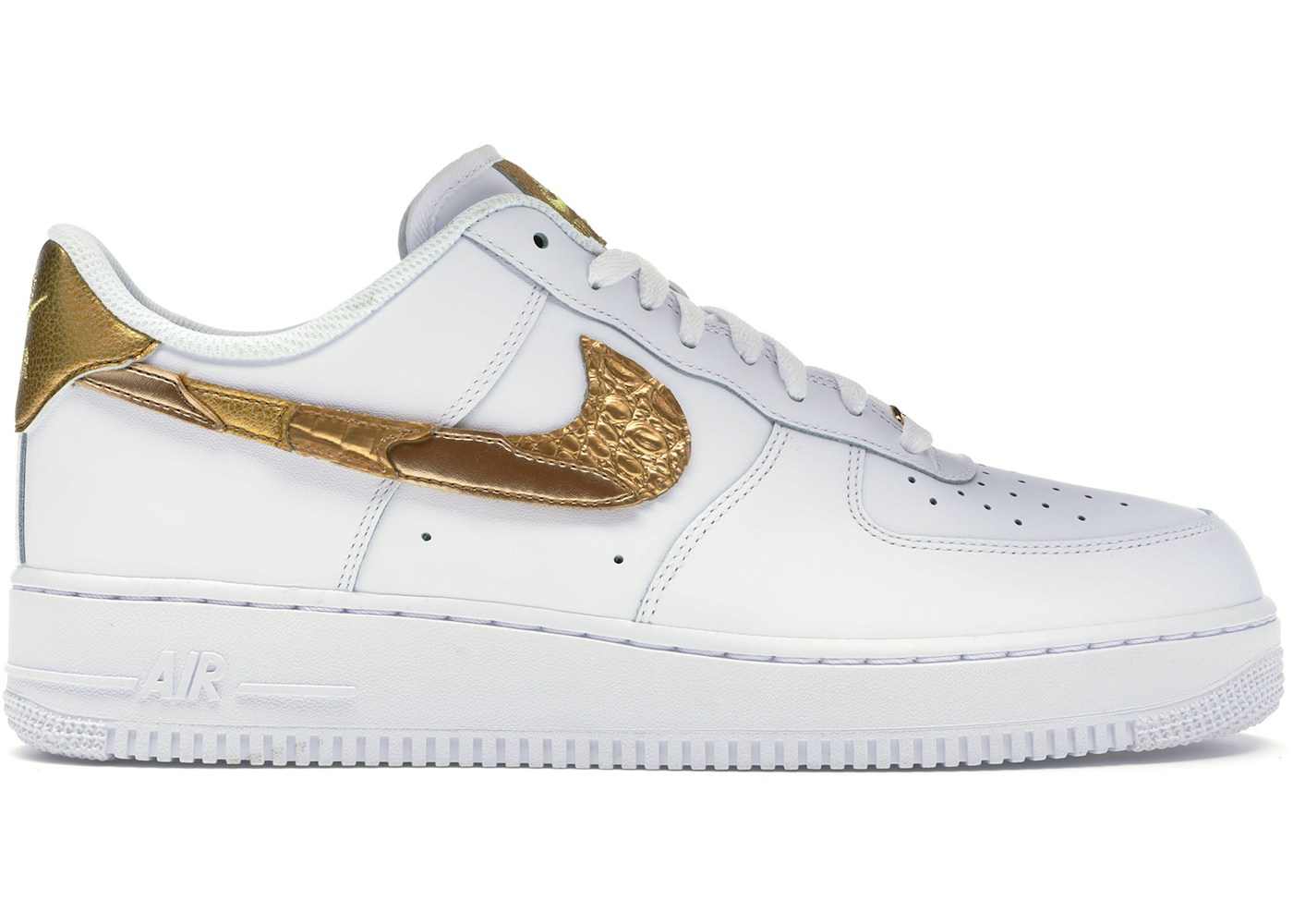 Nike Air Force 1 Low Cr7 Golden Patchwork Aq0666 100 Nike Air Force 1 Low Cr7 Golden Patchwork Aq0666 100