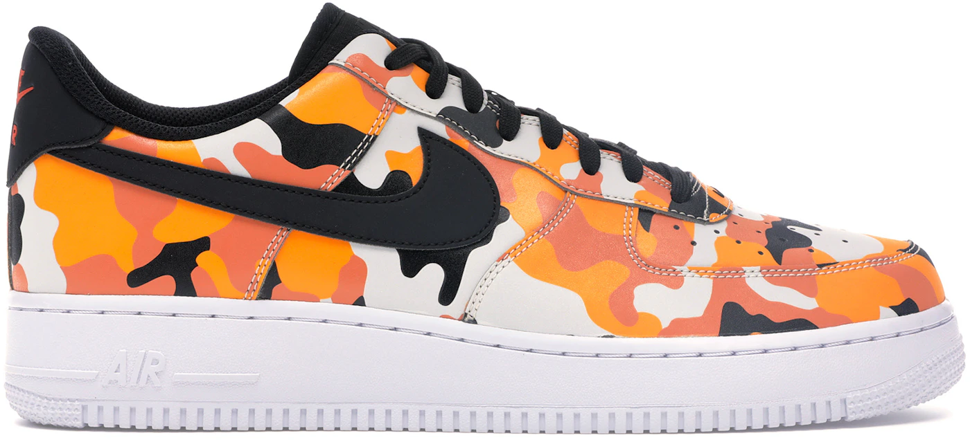 Nike Gets Reflective on this Black and Orange Air Force 1 Low