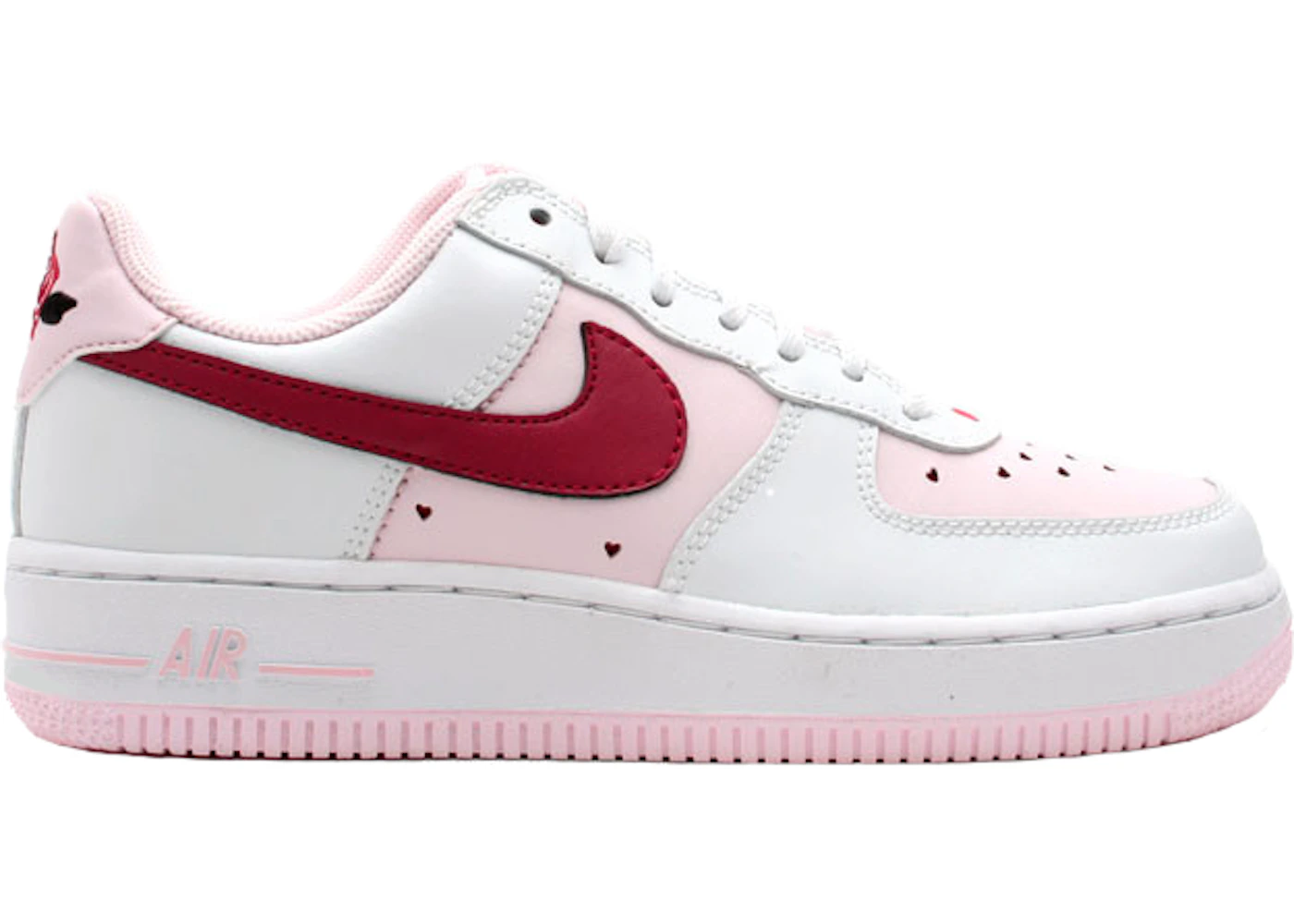 Nike pink and red air force ones Clearance