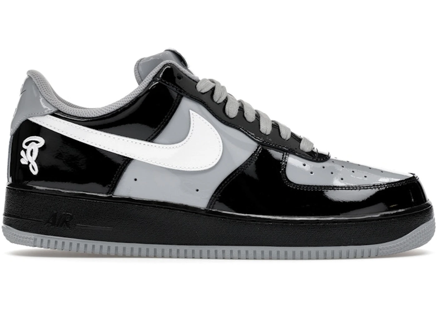 Nike Air Force 1 Low Syna Central Cee Black White Smoke Grey