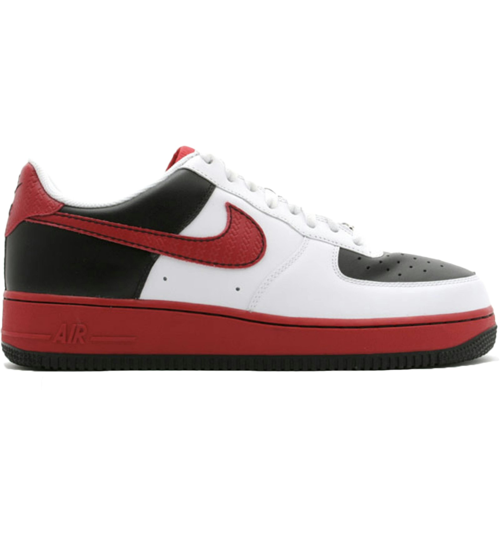 Air force ones red black and white Clearance