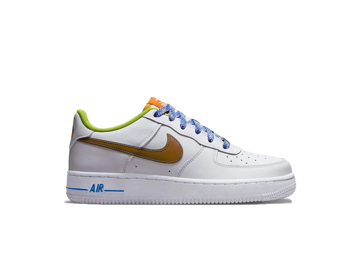 Nike Air Force 1 Low Color-Shift Swoosh White (GS)