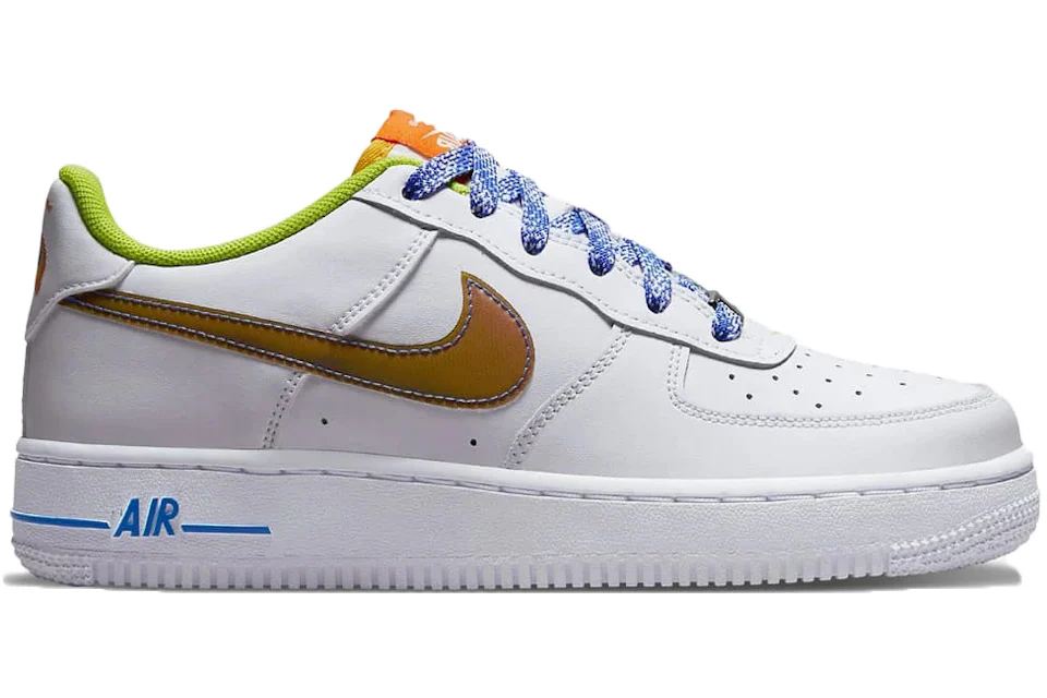 Nike Air Force 1 Low Color-Shift Swoosh White (GS)