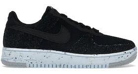 Nike Air Force 1 Low Crater Flyknit Black Chambray Blue