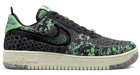 Nike Air Force 1 Low Crater Flyknit Black Volt