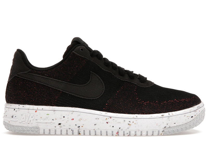 Nike Air Force 1 Low Crater Flyknit Black White