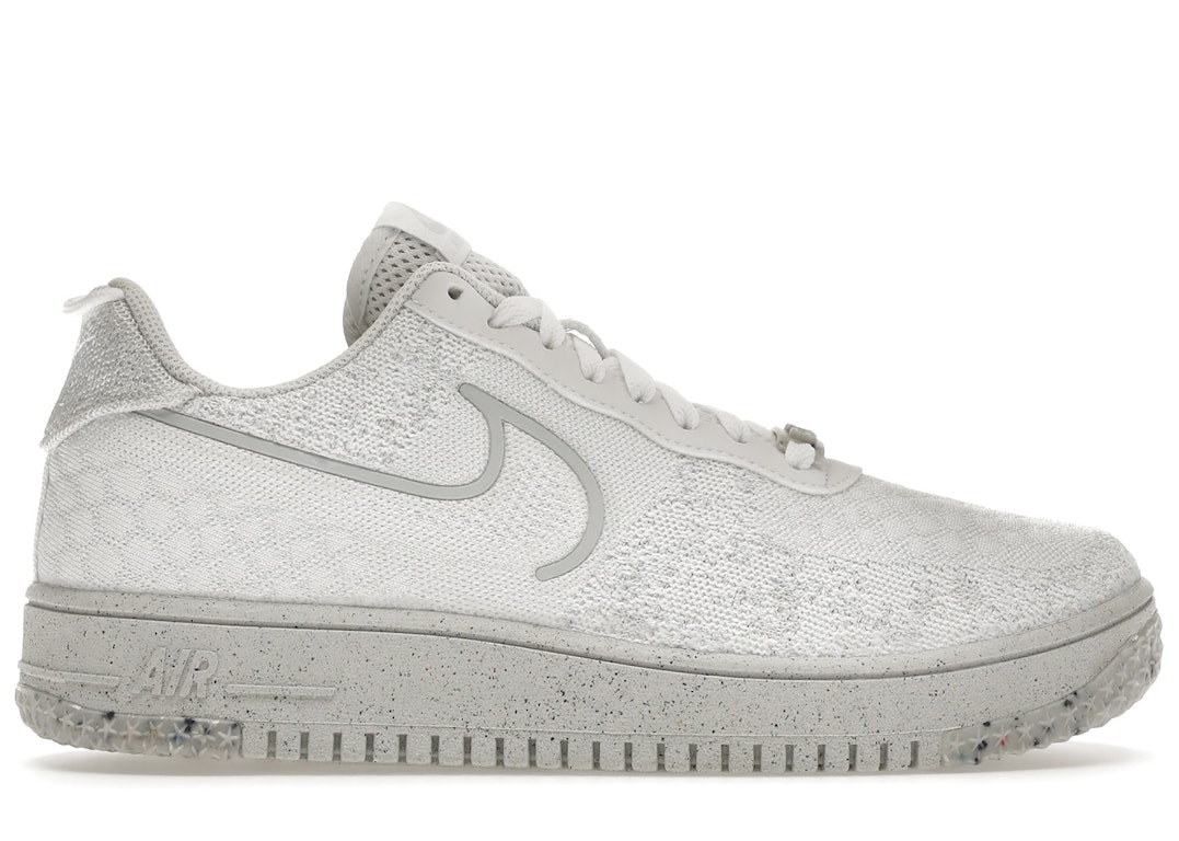 Pre-owned Nike Air Force 1 Low Crater Flyknit White Platinum Tint In White/summit White/platinum Tint