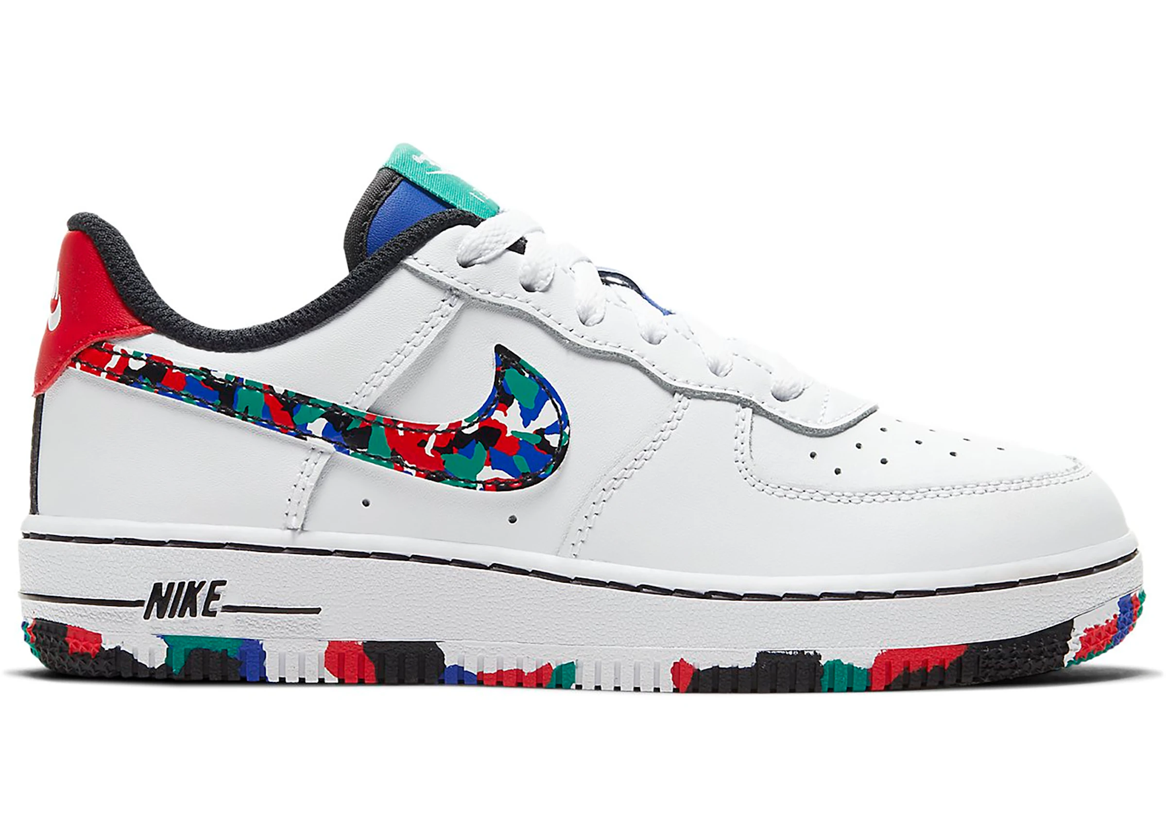 Nike Air Force 1 Low Crayon White Multi (PS)