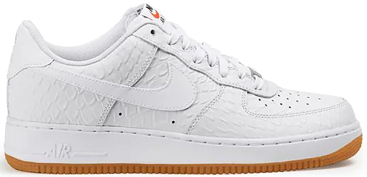 Nike Air Force 1 Low Croc White 718152-100