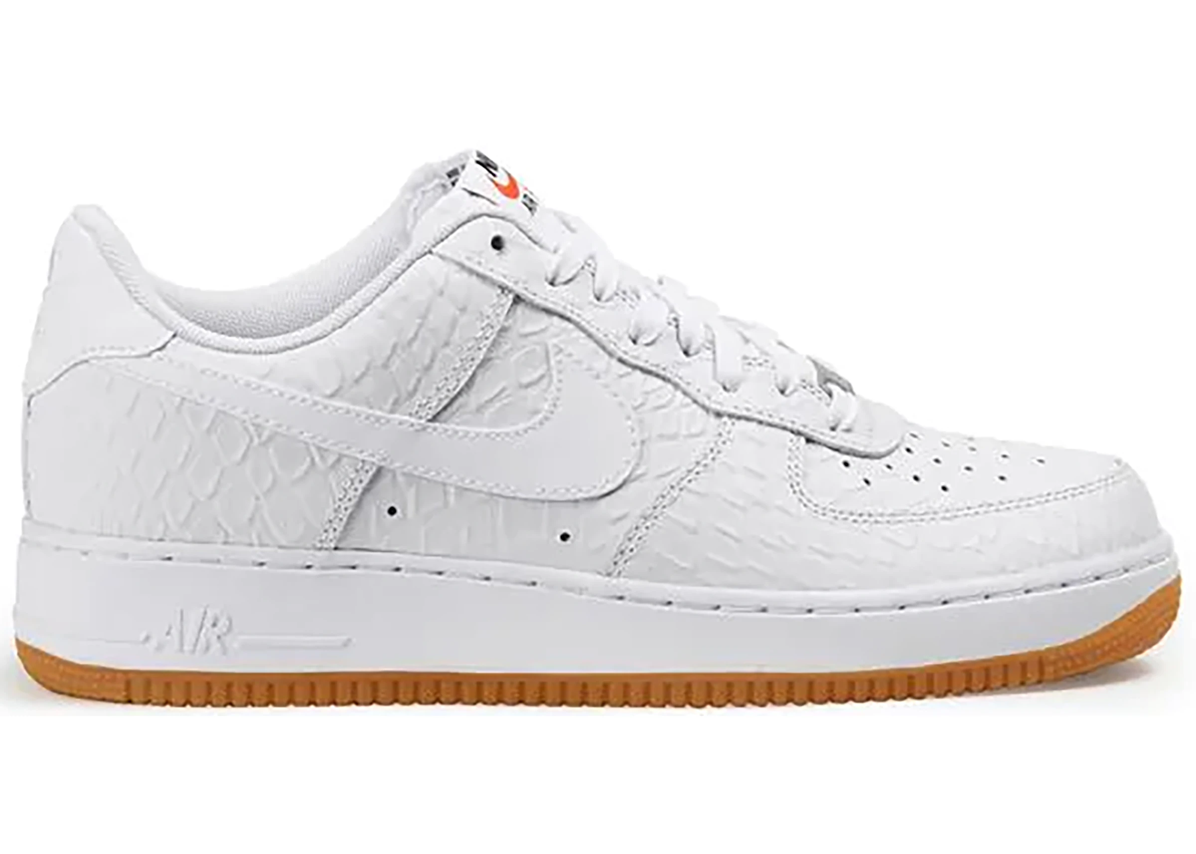 taal geef de bloem water insect Nike Air Force 1 Low Croc Gum White - 718152-100 - US