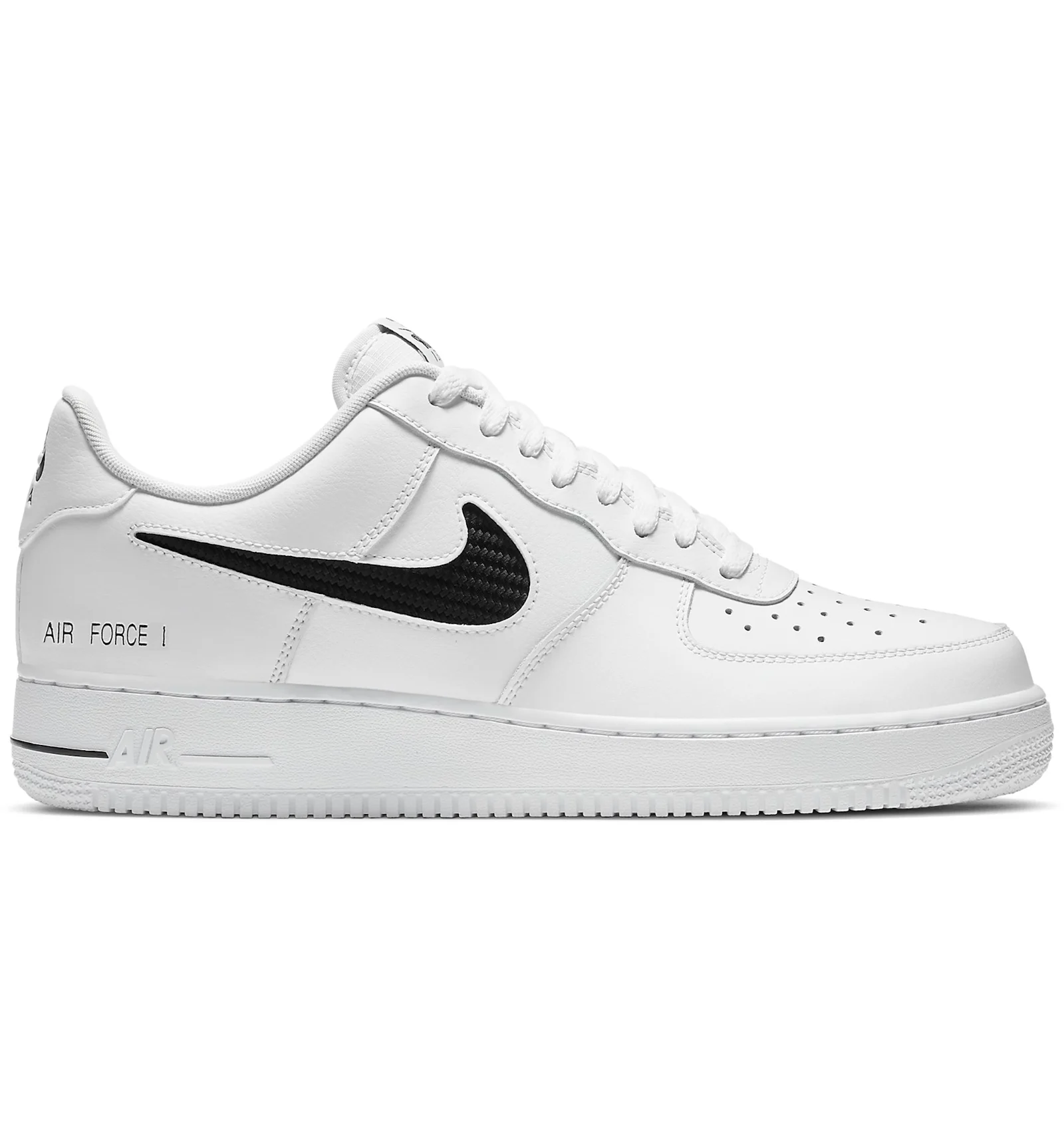 White air force 1 black swoosh outlet