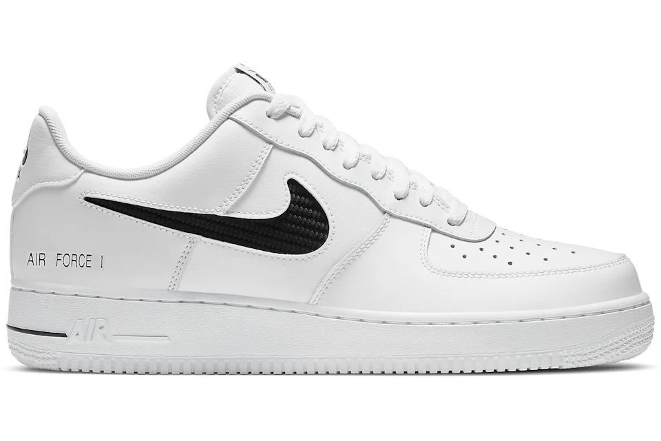 Nike white black deals swoosh