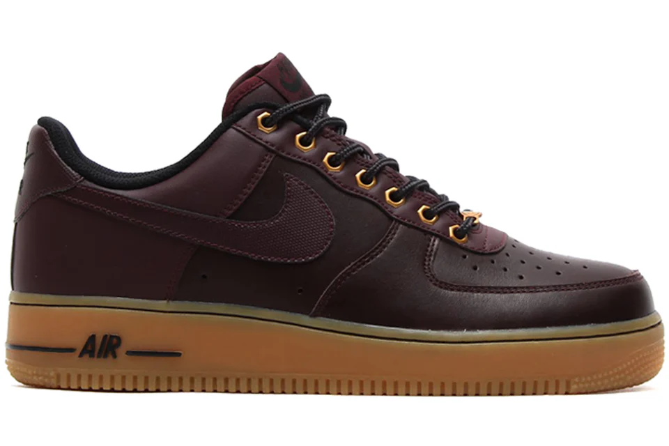 Nike Air Force 1 Low Deep Burgundy Gum Men s 488298 621 US