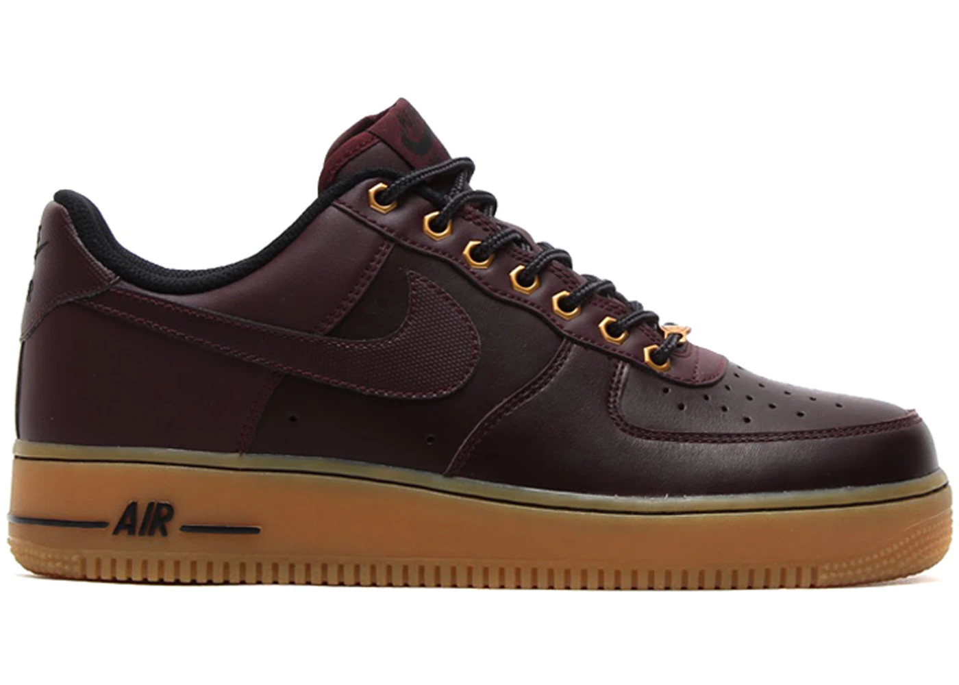 Nike Air Force 1 Low Deep Burgundy Gum Men s 488298 621 US