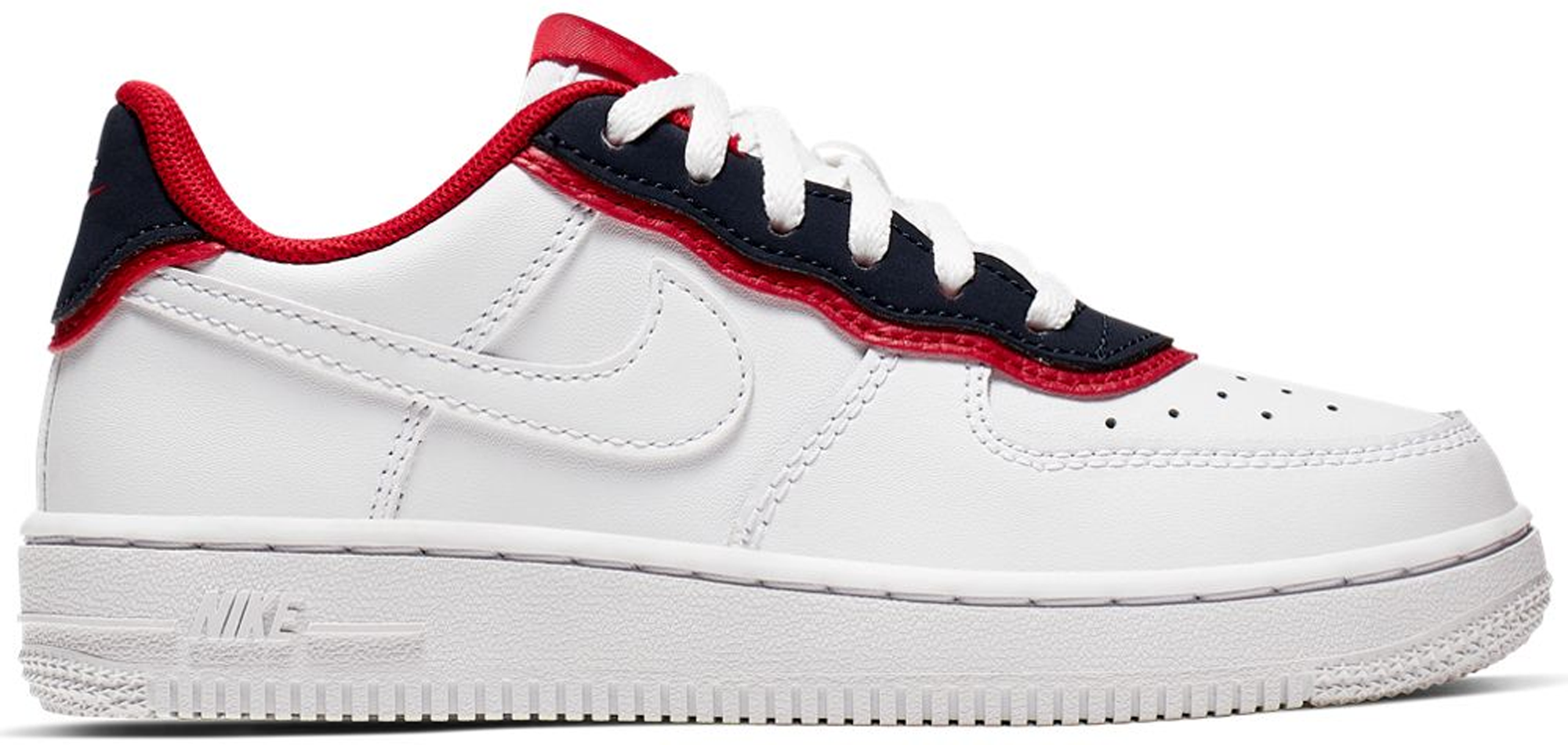 red white and blue air force 1 nike