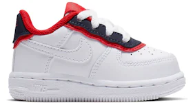 Nike Air Force 1 Low Double Layer White Obsidian Red (TD)
