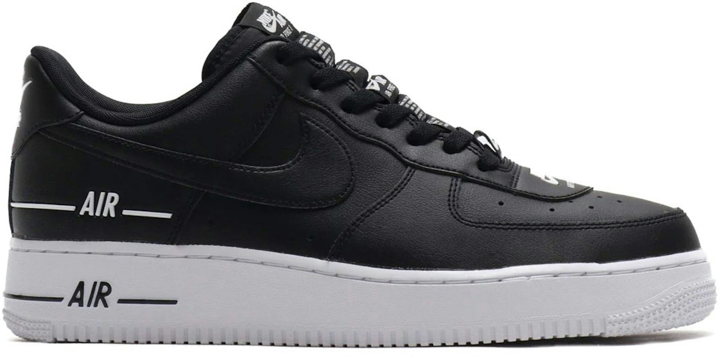 Nike Force 1 Low Double Air Low Black White Men's - US
