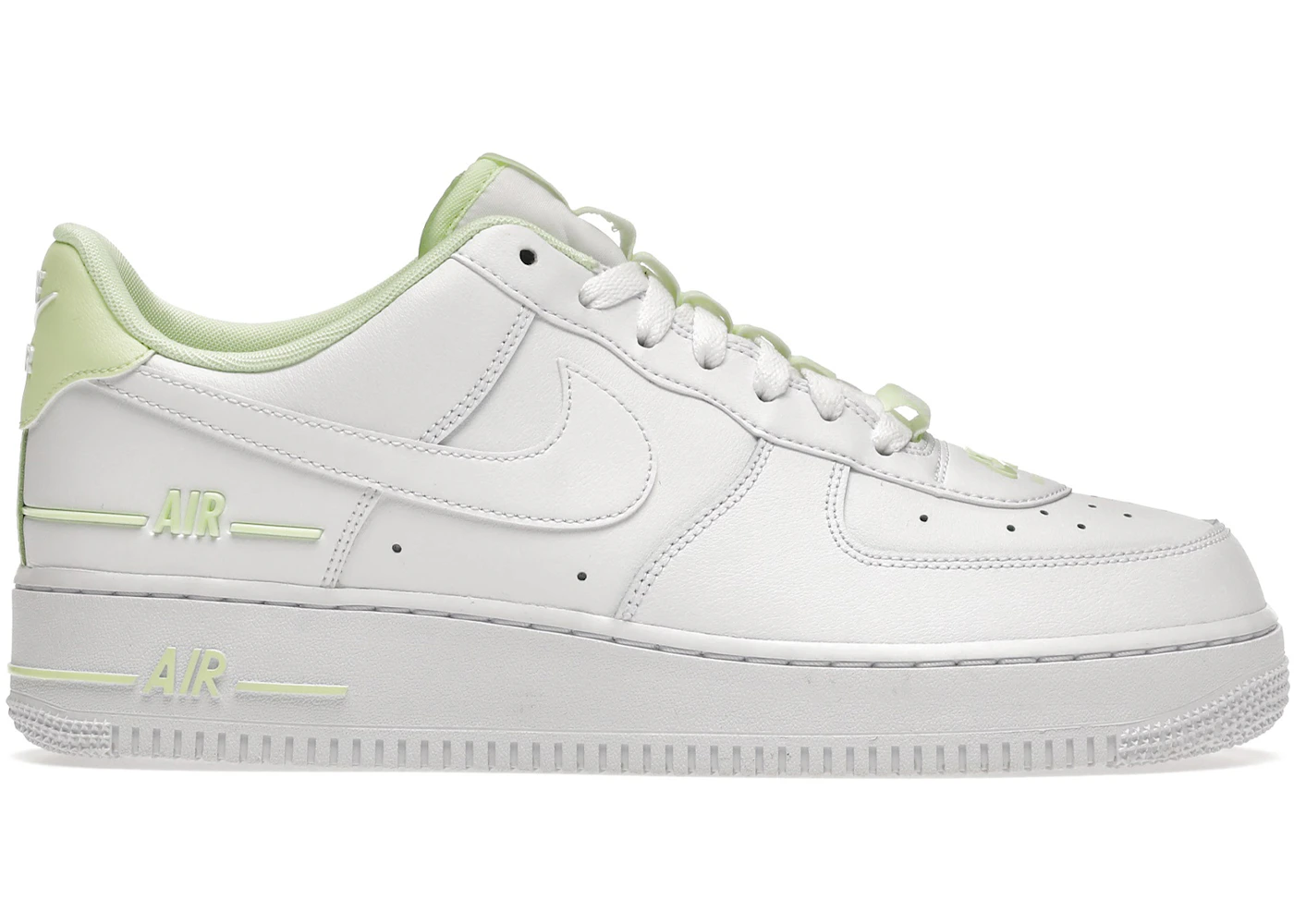 Frugal fringe Compose Nike Air Force 1 Low Double Air Low White Barely Volt - CJ1379-101 - US