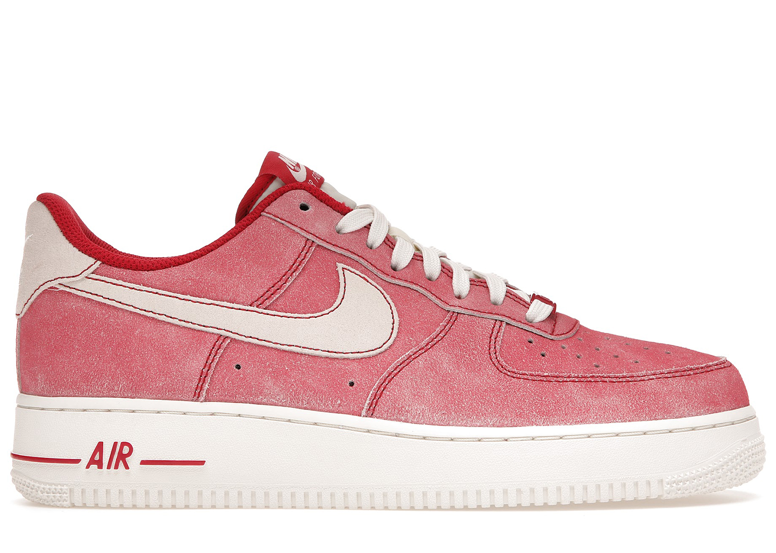 red suede nike air force 1