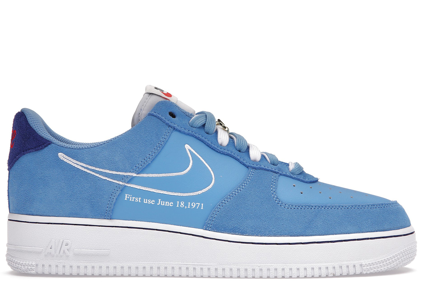 nike air force first use blue